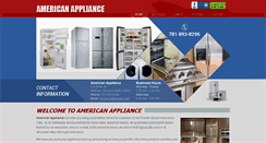 Desktop Screenshot of americanapplianceservices.com
